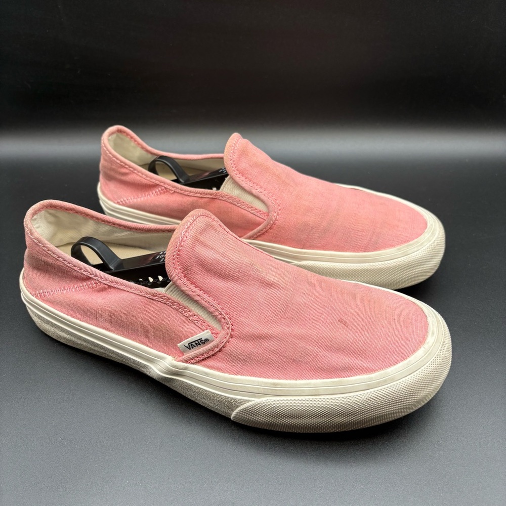 Vans, Pink Ultra Cush Slip Ons, Unisex, Men’s Size 9, Women’s 10.5